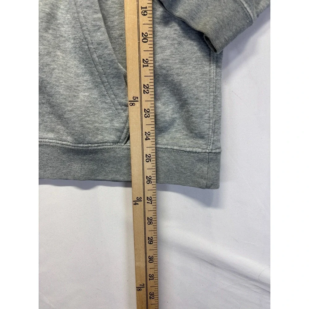 Nike Club Fleece Hoodie Mens Large‎ Heather Gray Embroidered Logo Gym Training